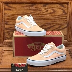 Vans Old Skool Bleached Apricot True White Shoes‎
